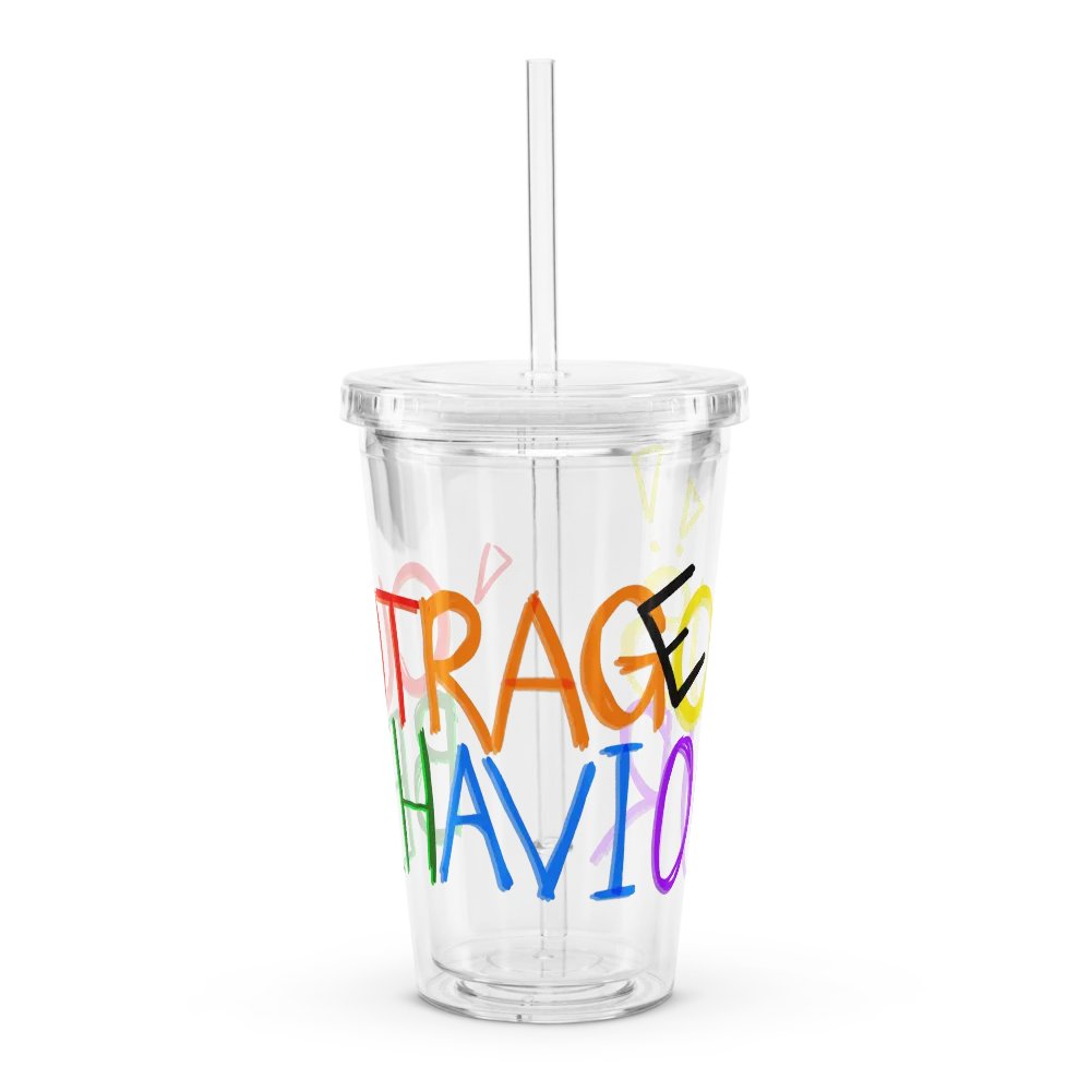 OUTRAGEOUS BEHAVIOUR!!! - Clear Tumbler product image (1)