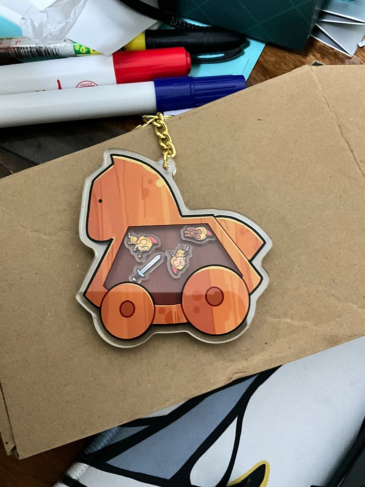 Trojan Horse Shaker Charm (pre-order) product image (2)