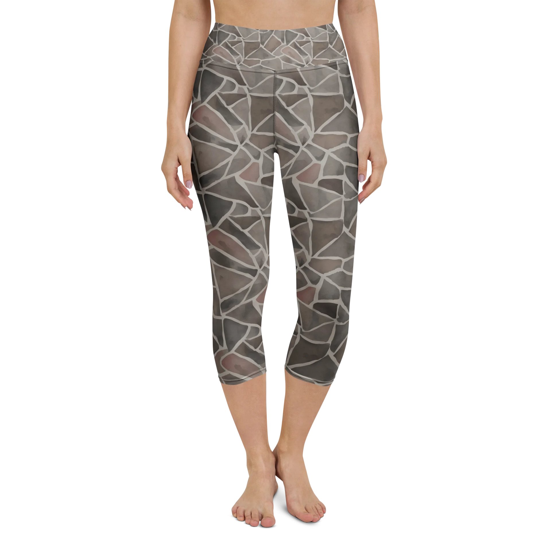 Rock Pattern Capri Leggings product image (4)