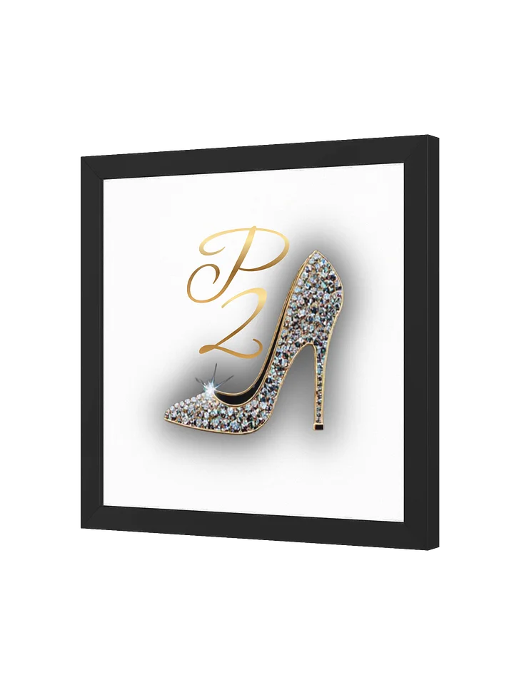 Poised Princess Jeweled Stiletto Glam — Framed Matte Poster product image (4)