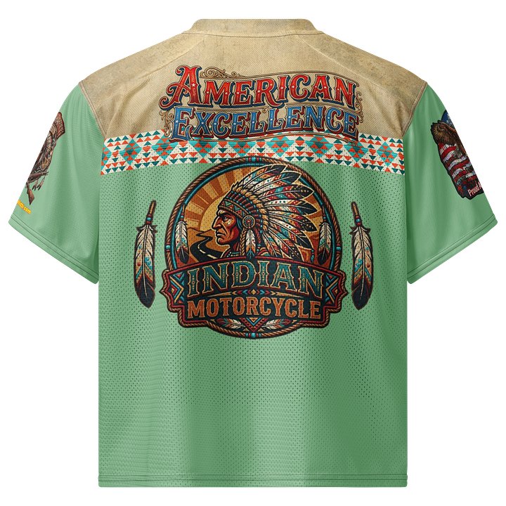 MötoMan Warrior Chief Mint Green Football Jersey product image (2)