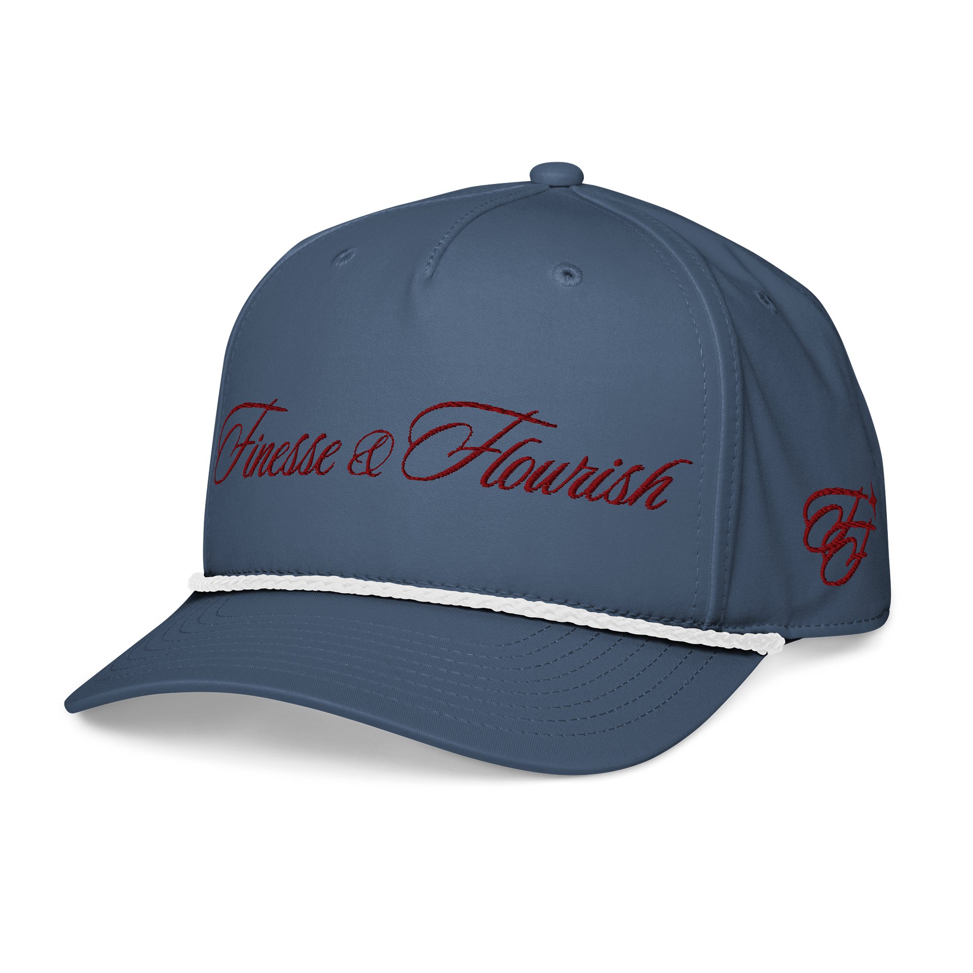 F&F Script Five-Panel Classic Rope Cap (MRN) product image (4)