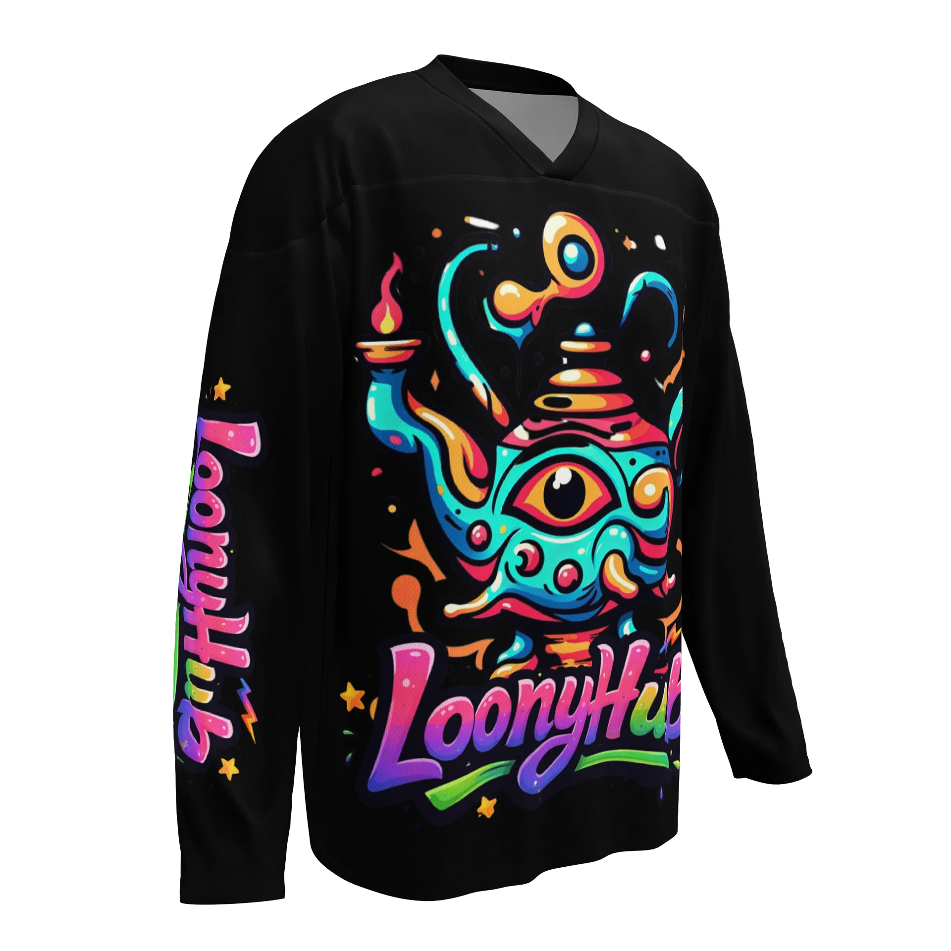 LIMITED EDITION - CNX Core All-over print Unisex Long Sleeve Tee — LoonyHub 002 product image (3)