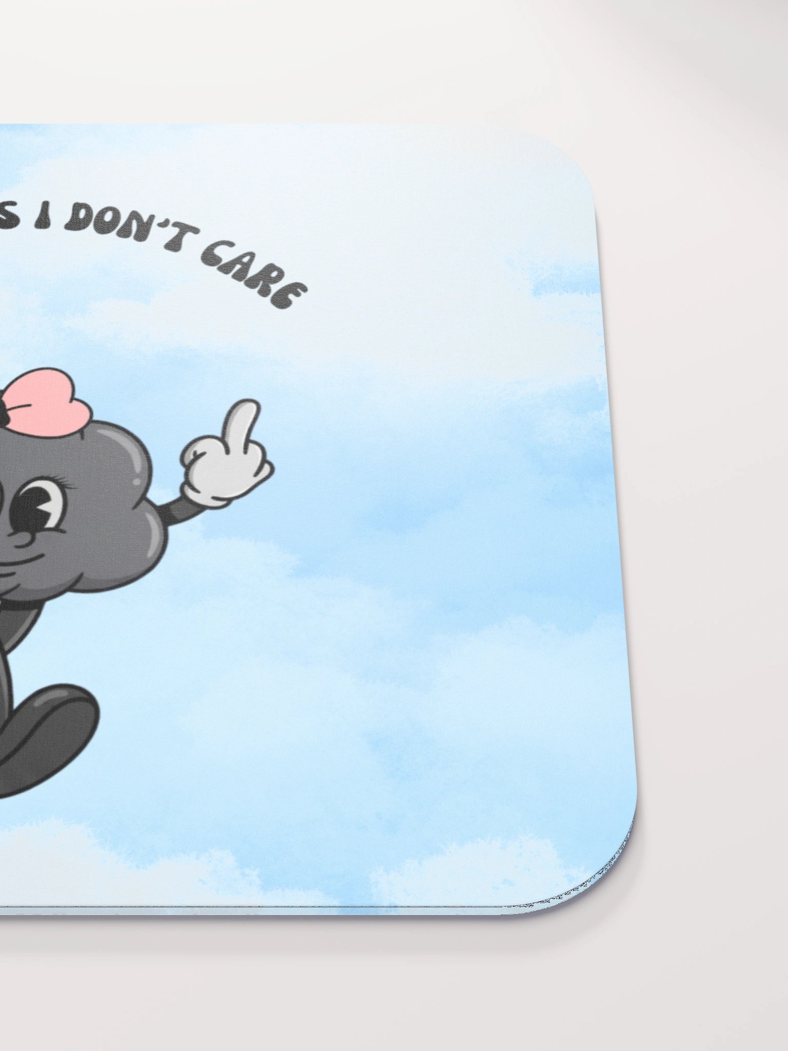 Little Miss I Don’t Care Mouse Pad product image (5)