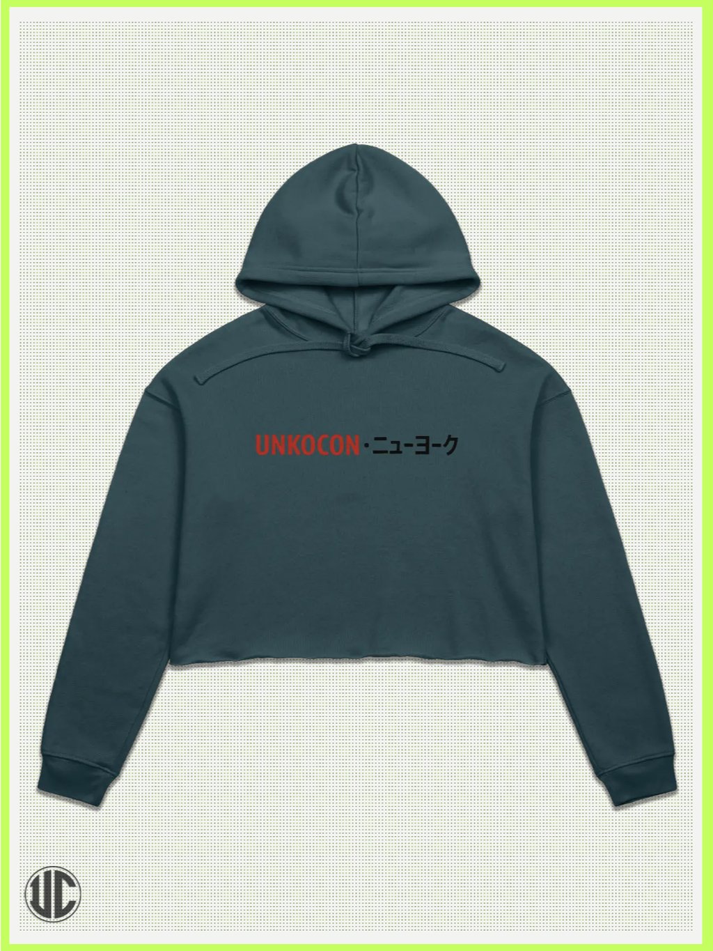 UnkoCon – Rockaway Beach NY Surfer Crop Hoodie product image (2)