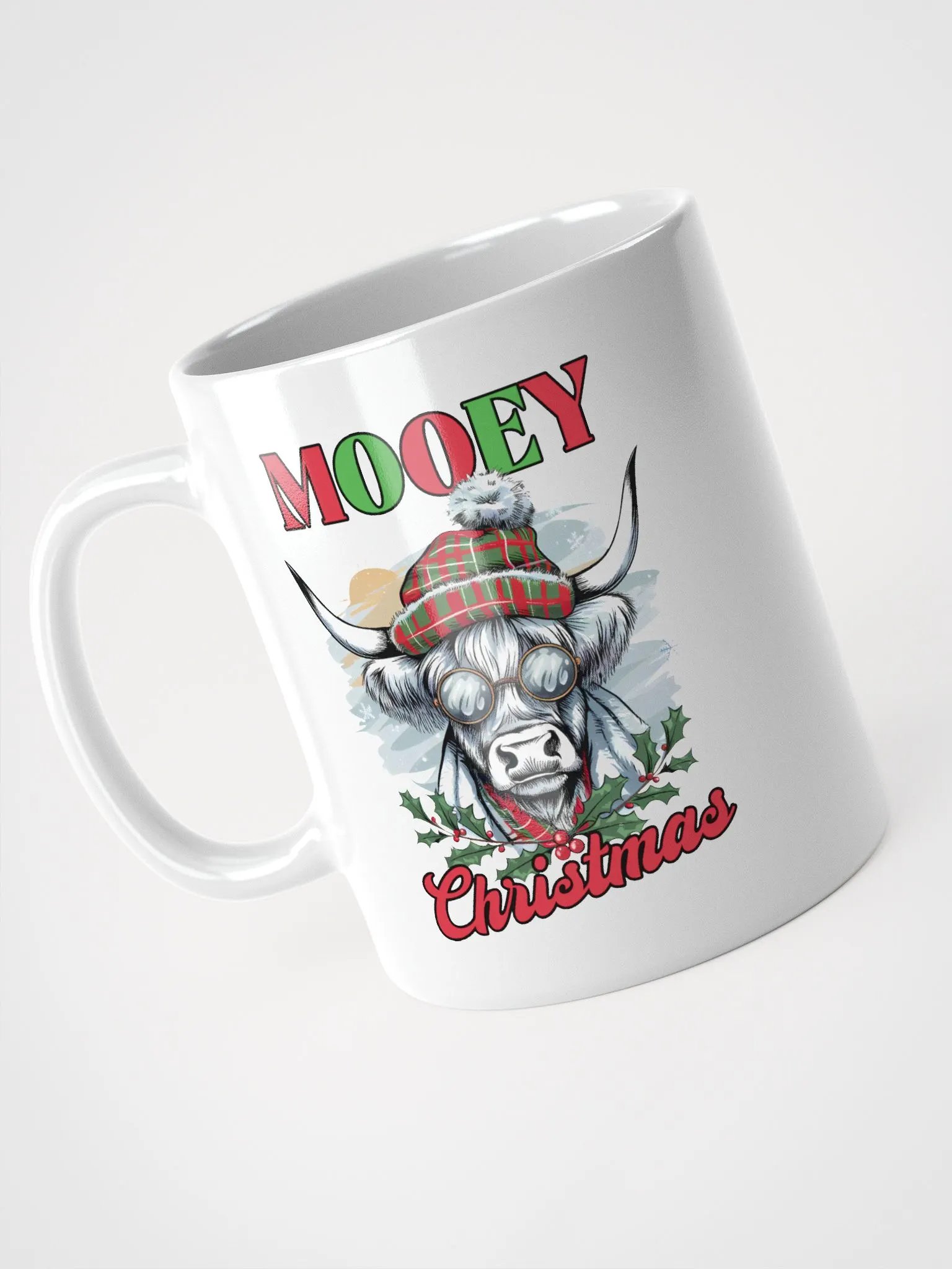 Mooey Christmas White Glossy Mug product image (3)