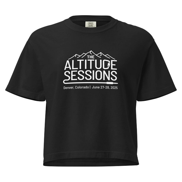 The Altitude Sessions Box Crop Tee product image (3)