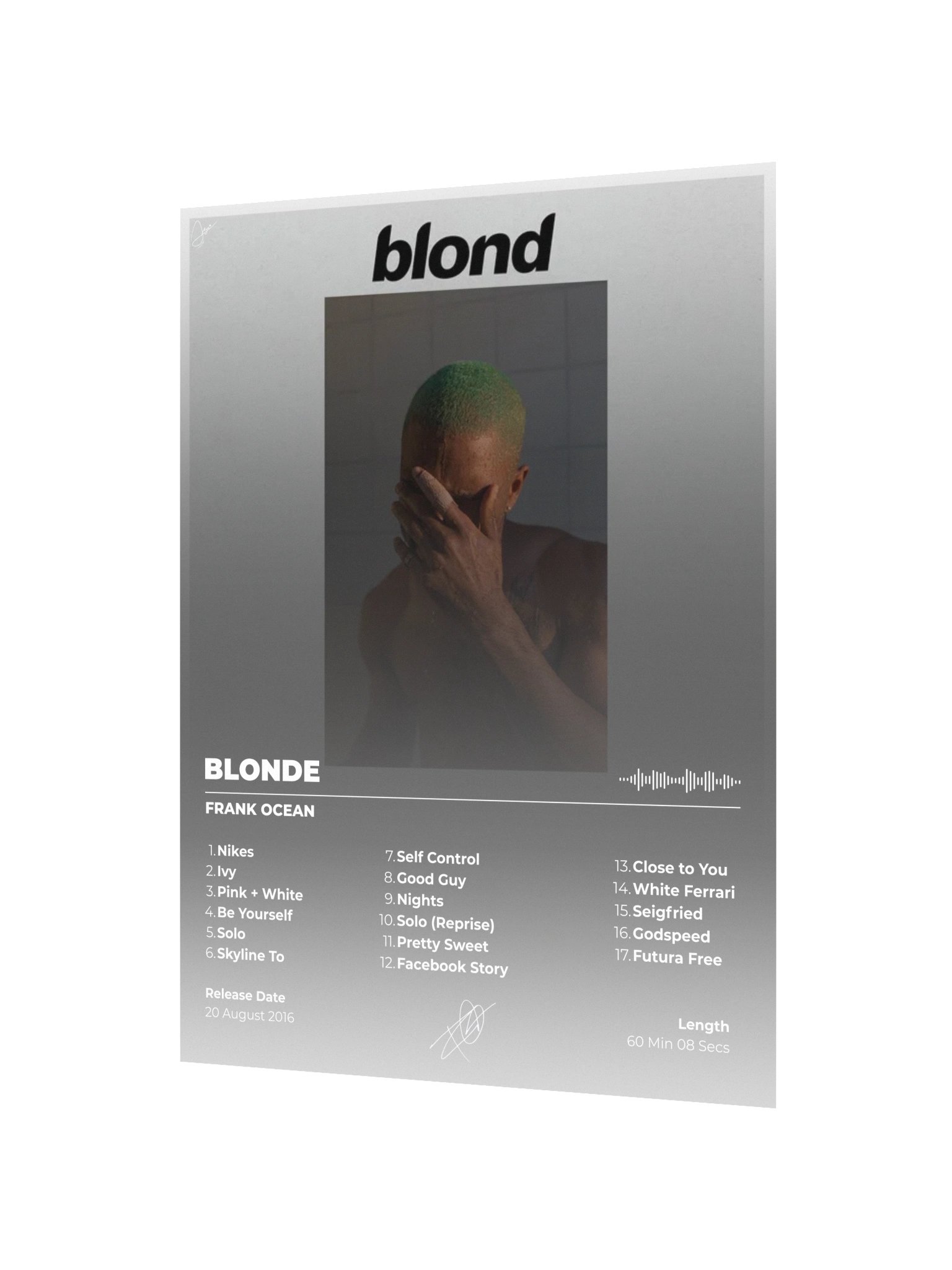 Frank Ocean Blonde Poster product image (2)