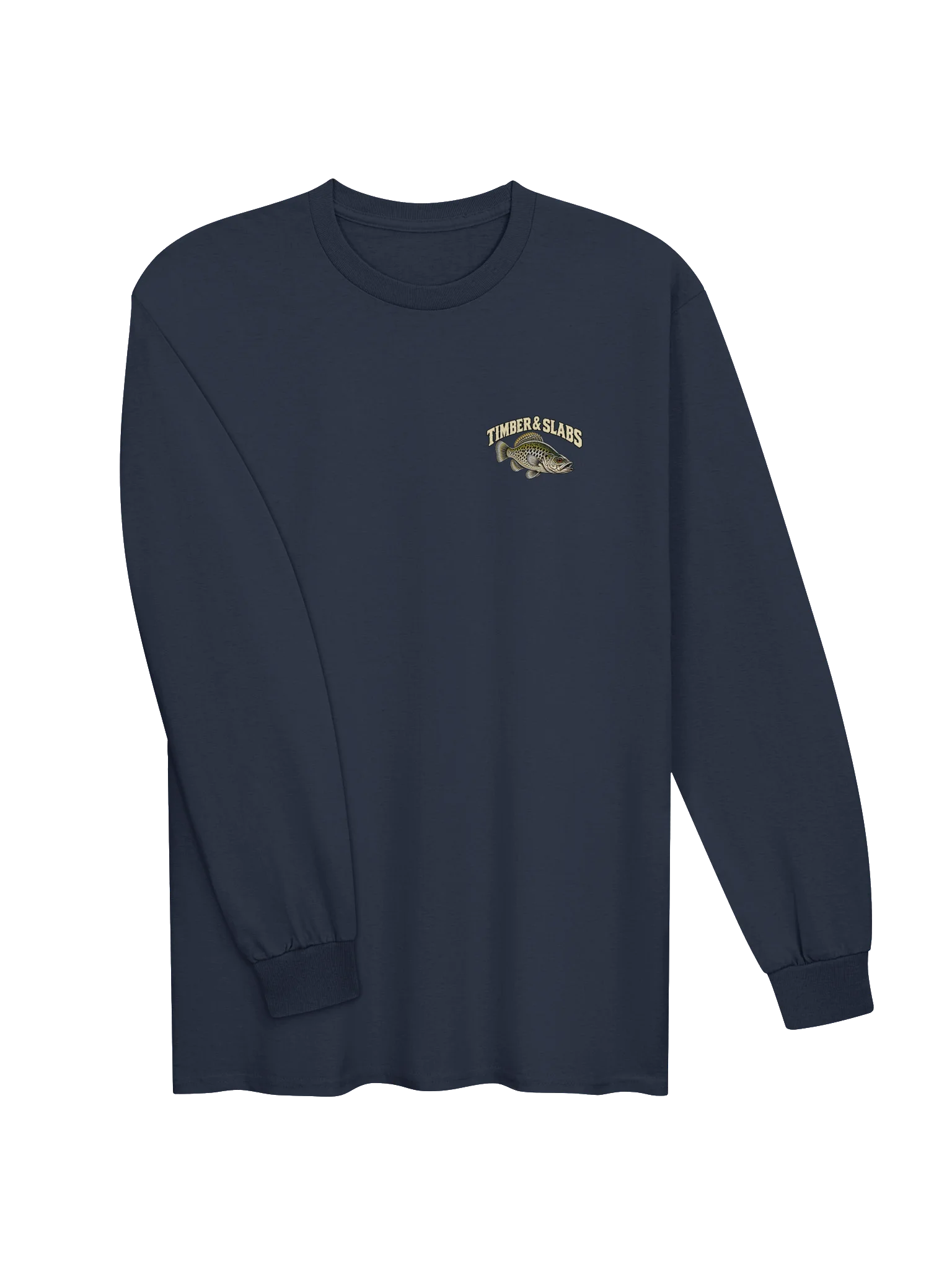Timber & Slabs – Crappie Fishing Long Sleeve Tee product image (27)
