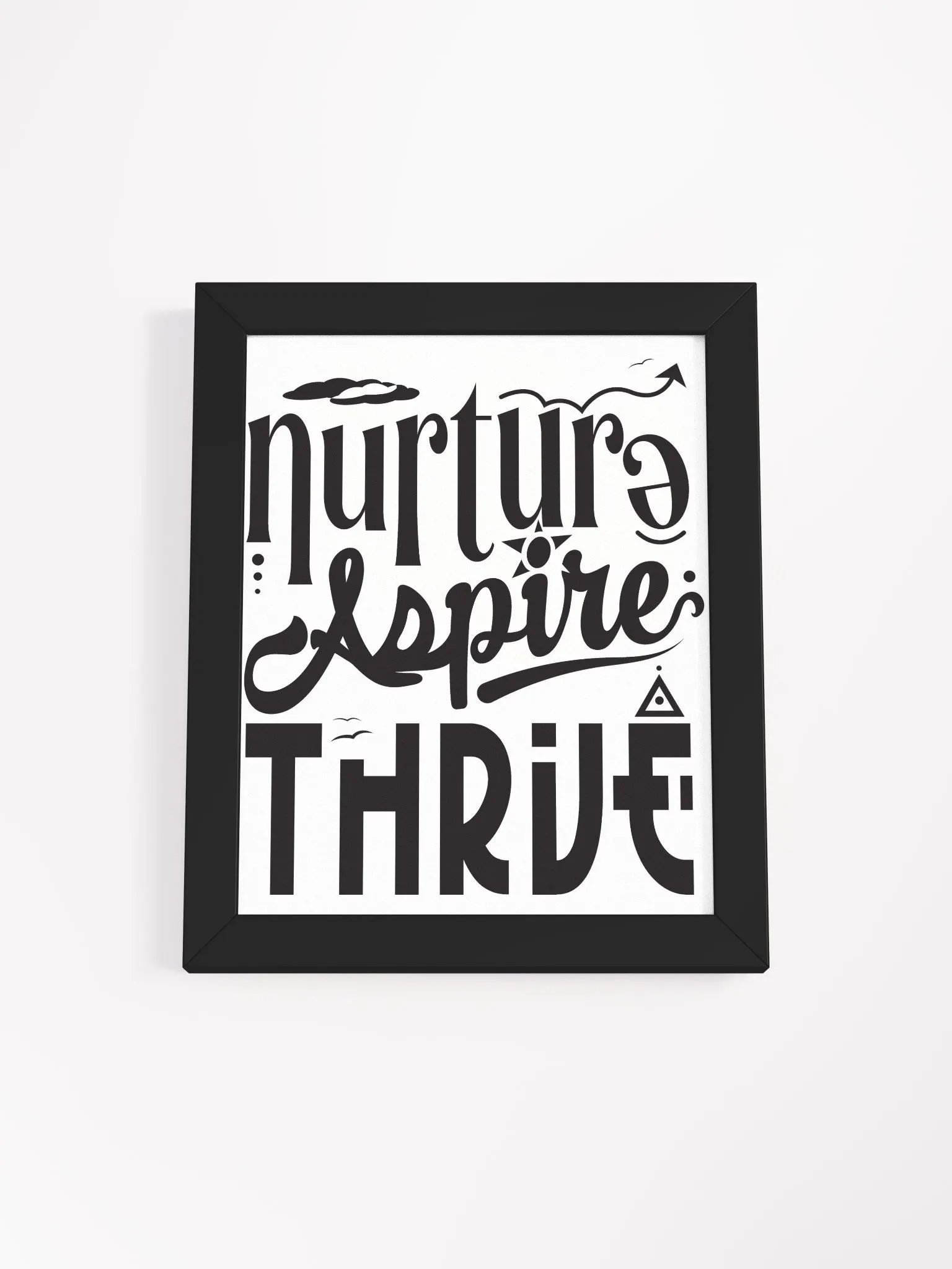 "Nurture Aspire THRIVE" Poster product image (6)