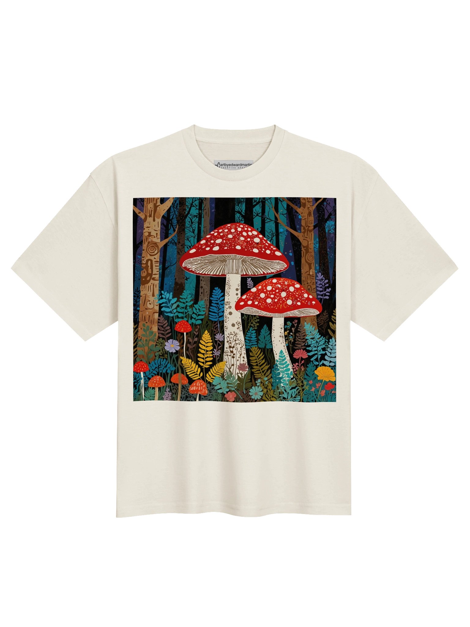 Art by Edward Martin Oversized Tee product image (1)