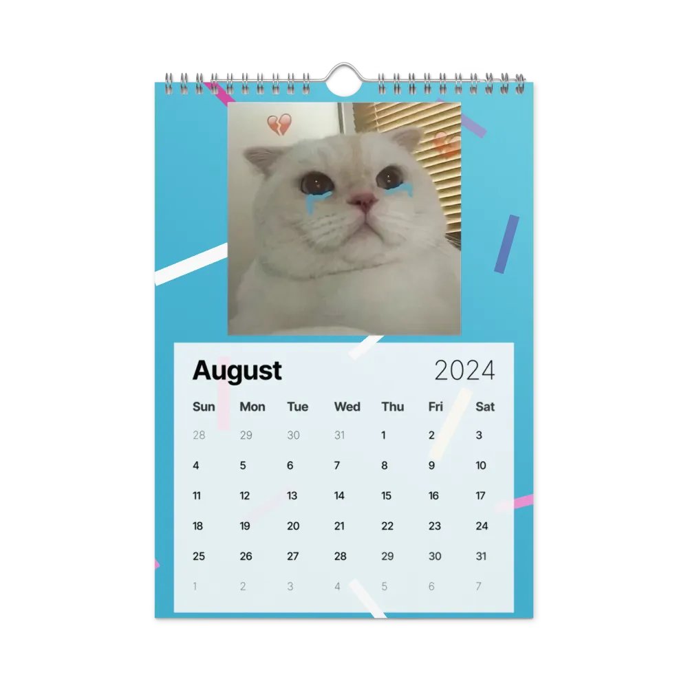 Wall Calendar (2024): Meme Cats product image (4)