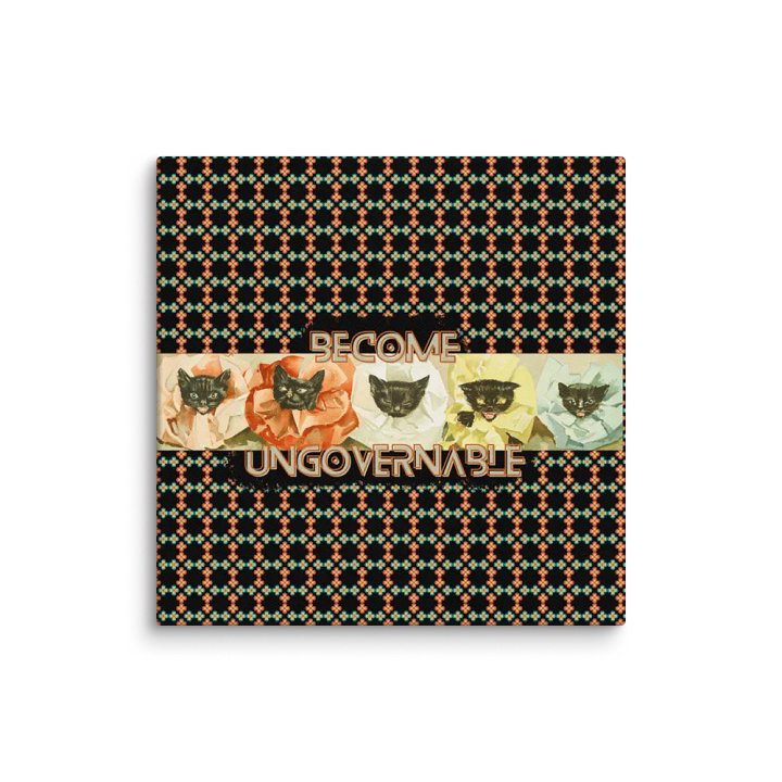 KC, Become Ungovernable (cats), Patterned Print product image (7)