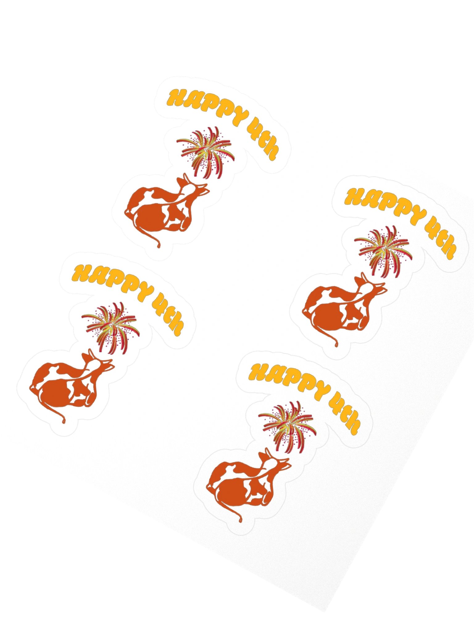 Happy 4th - Sticker product image (2)