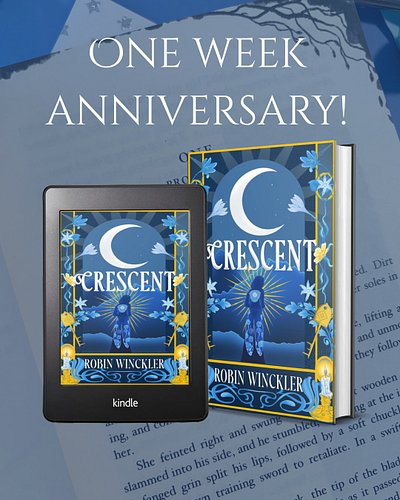 Celebrating one week since Crescent’s release day! If you’ve had a chance to read Crescent, I hope you’ve been enjoying it! I...
