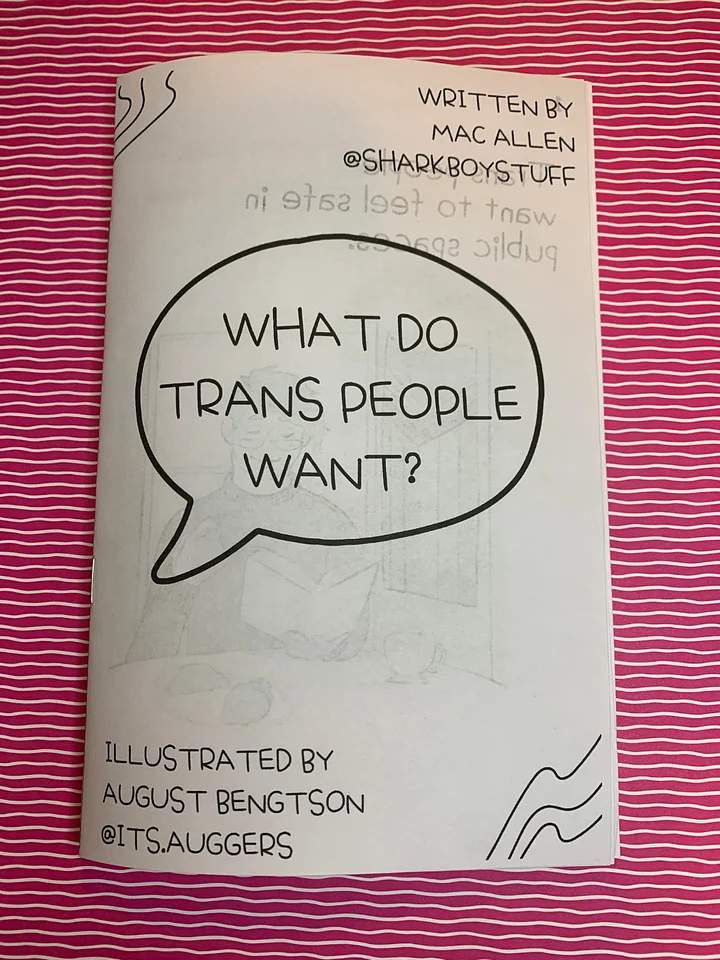 What Do Trans People Want? Zine product image (1)