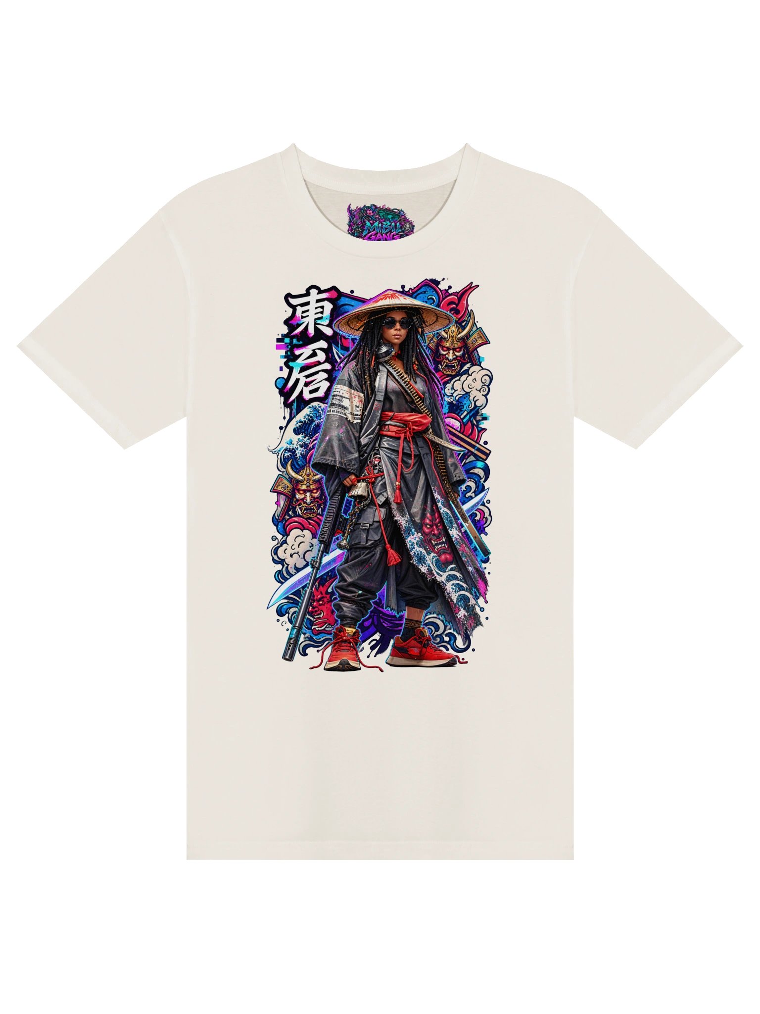 MIBU GANG Ronin Rebellion Tee | Cyberpunk Samurai Streetwear Shirt product image (9)