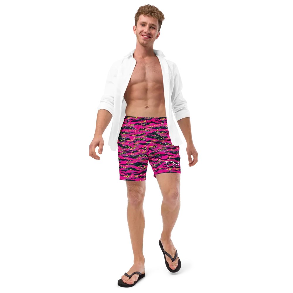 Pink Camo Swim Trunks product image (11)
