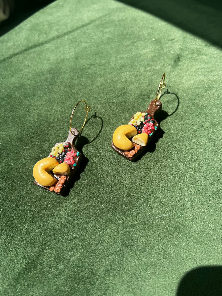 Charcuterie Board Earrings or Fridge Magnets | Made-to-order product image (1)