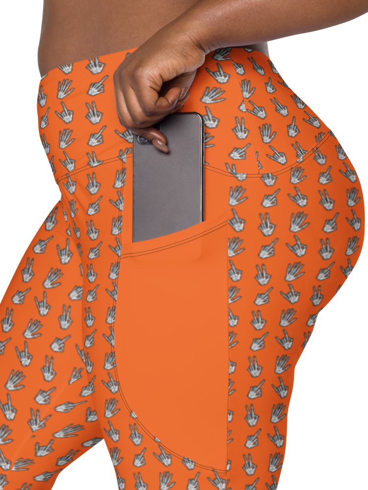 Bone Zone pattern pocket leggings product image (1)