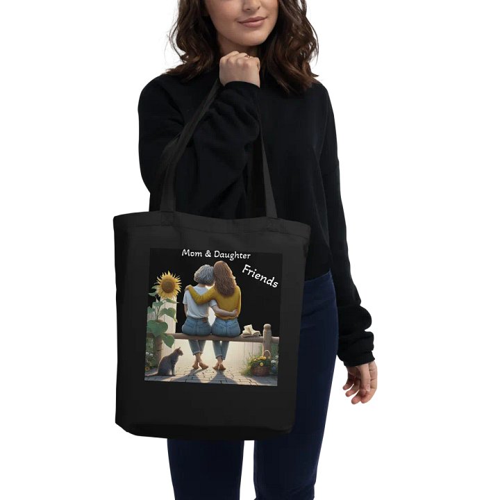 Mom & Daughter Friends Eco- Friendly Tote Bag product image (1)