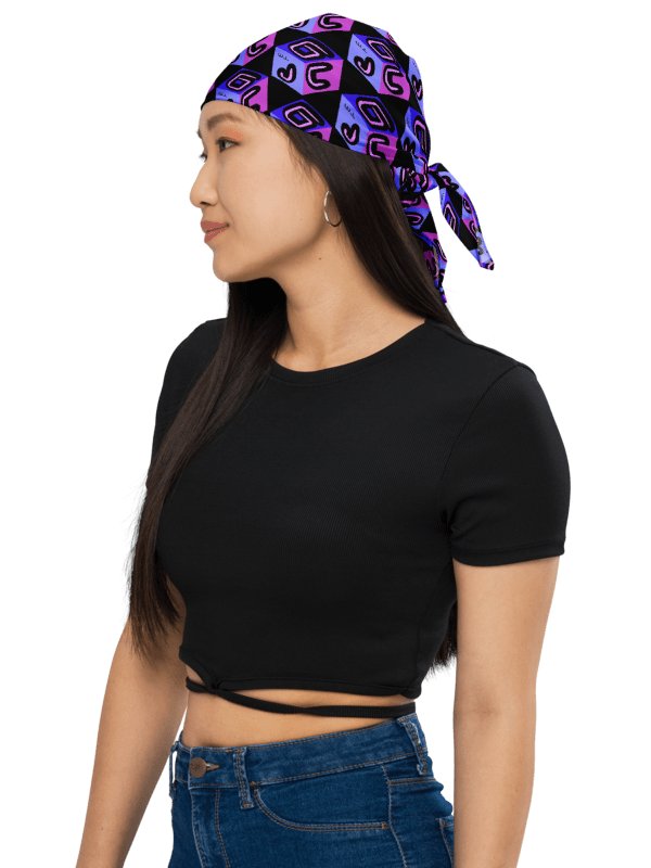 Next Generation Records Cube Logo All Over Print Bandana product image (1)
