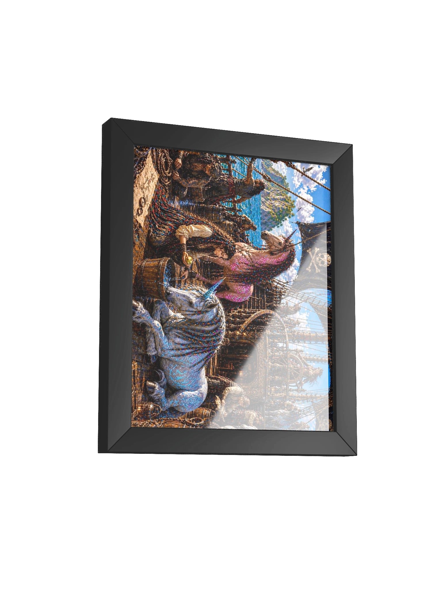 Pirate Unicorns - High Seas Framed Poster product image (4)
