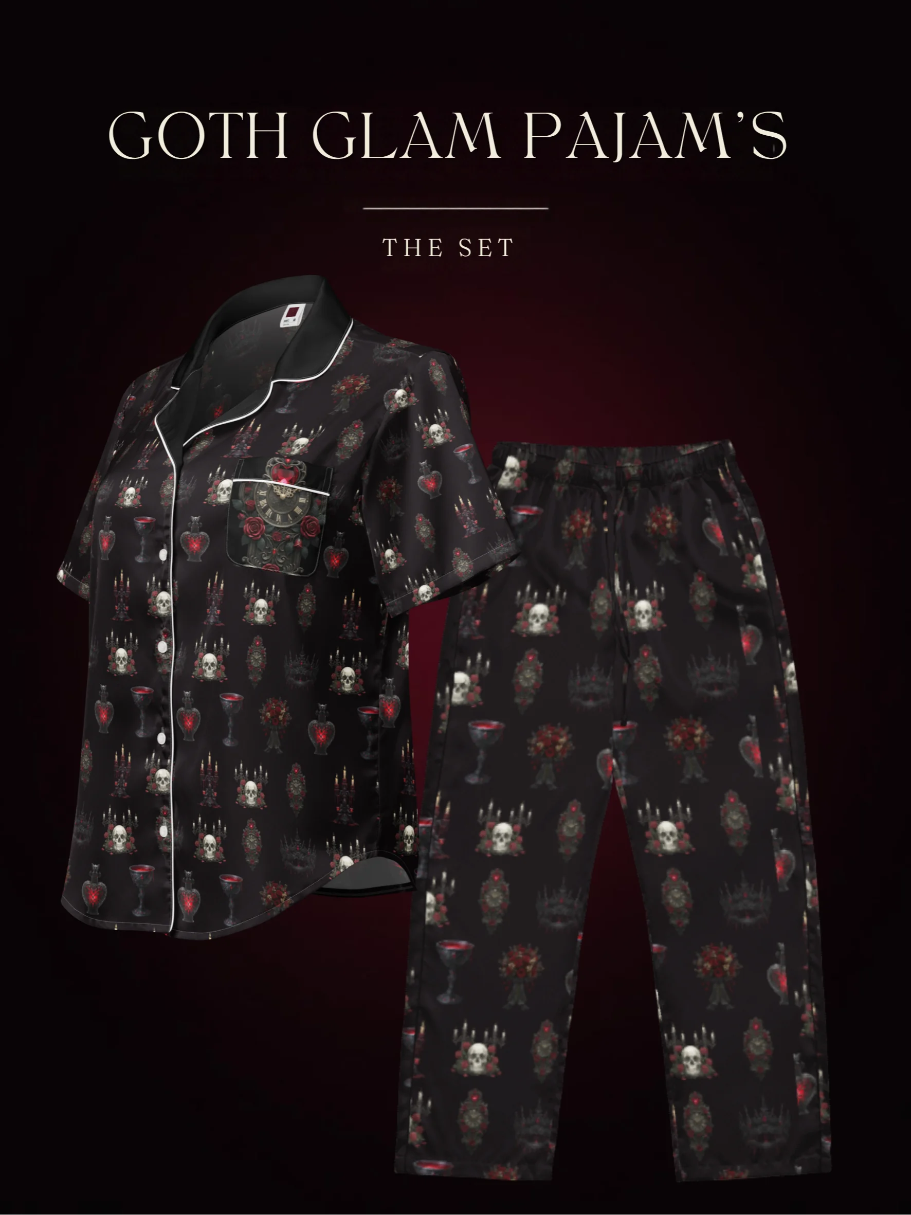 Goth Glam Pajam's Set product image (1)