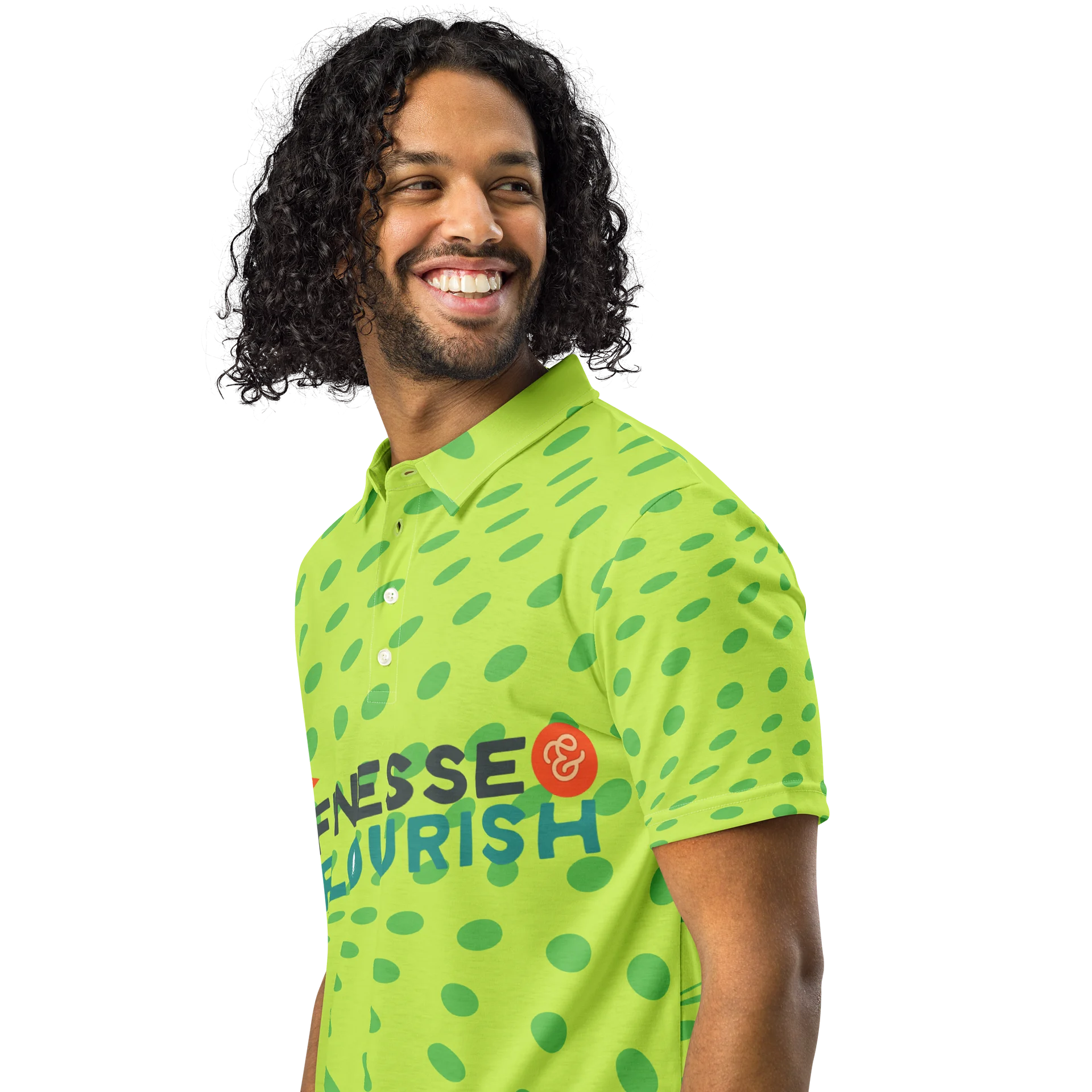 F&F Lime Slim Fit Polo Shirt product image (2)