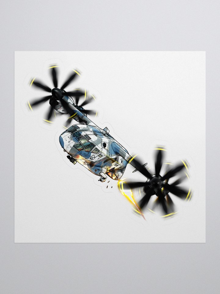 Tarantula - Navy Splinter (5.5 inch Sticker) product image (1)
