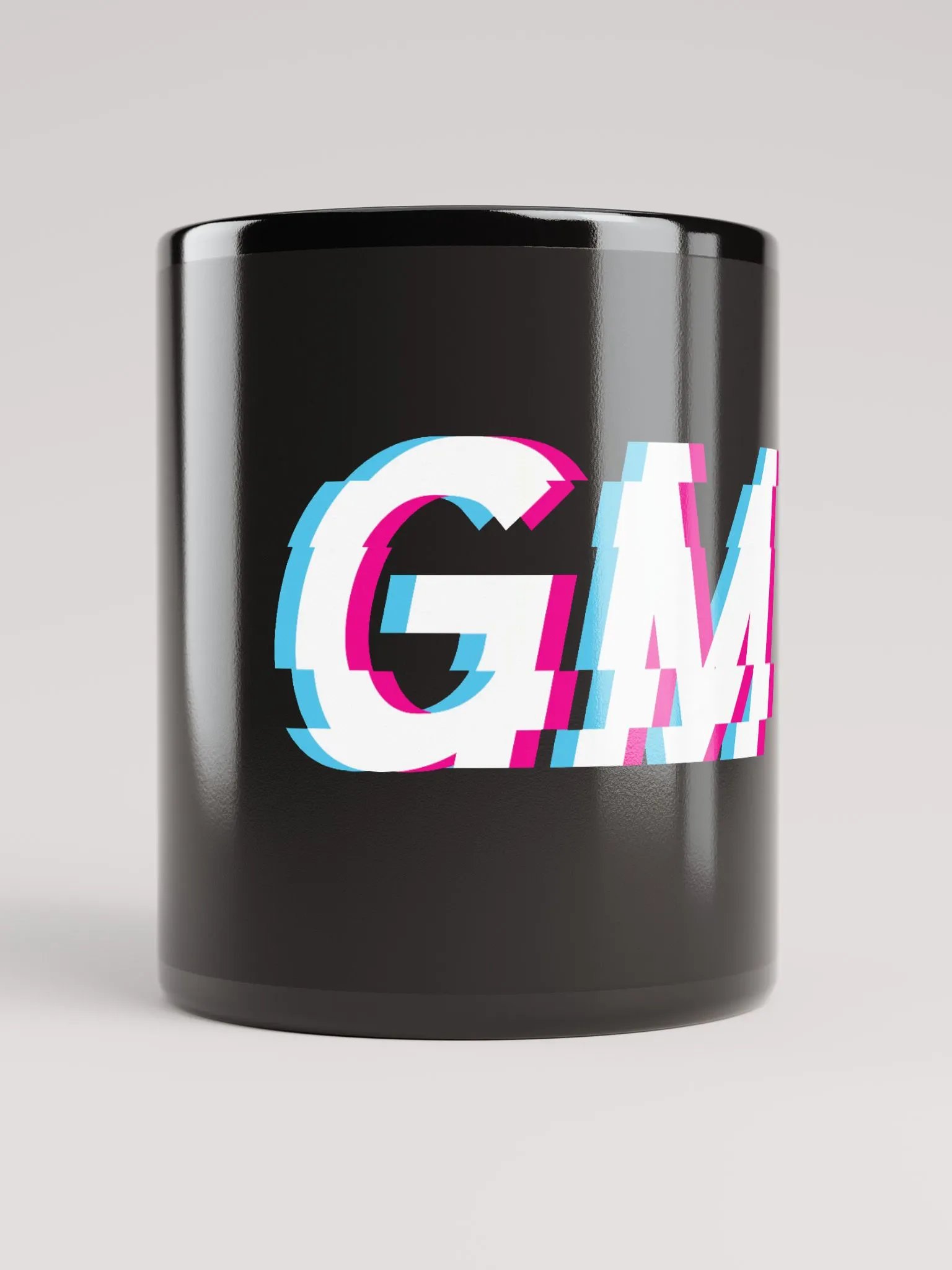GM Black Glossy Mug product image (1)