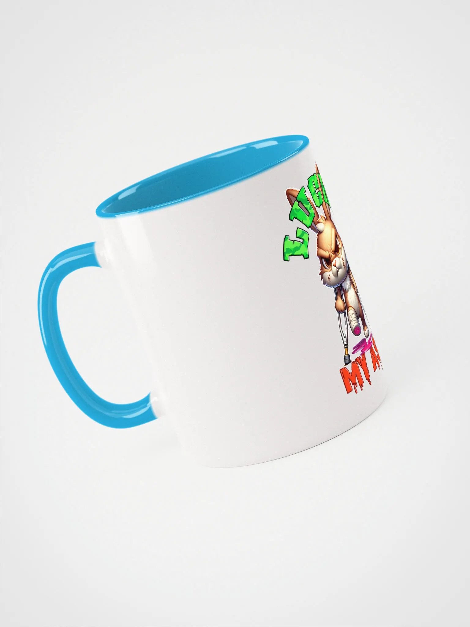 Lucky My Ass Ceramic Mug product image (3)