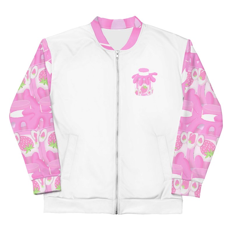Strawberry Milk Bomber Jacket product image (2)