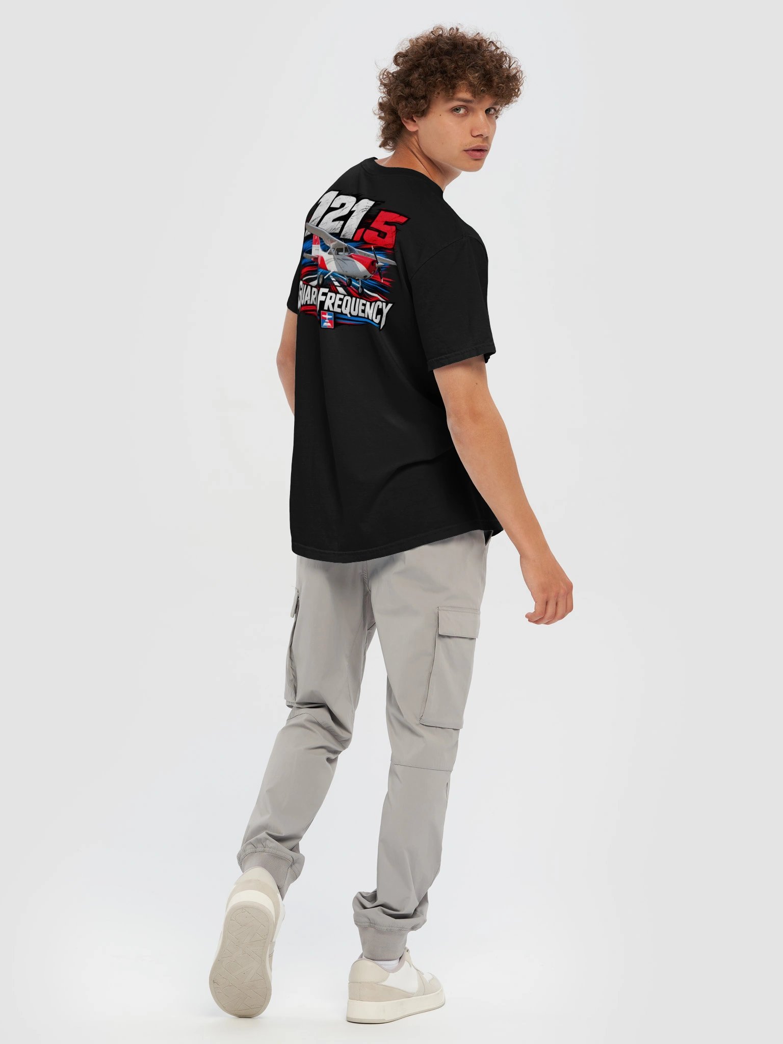 121.5 Guard Frequency | Endeavour Aviation Premium Tee product image (2)