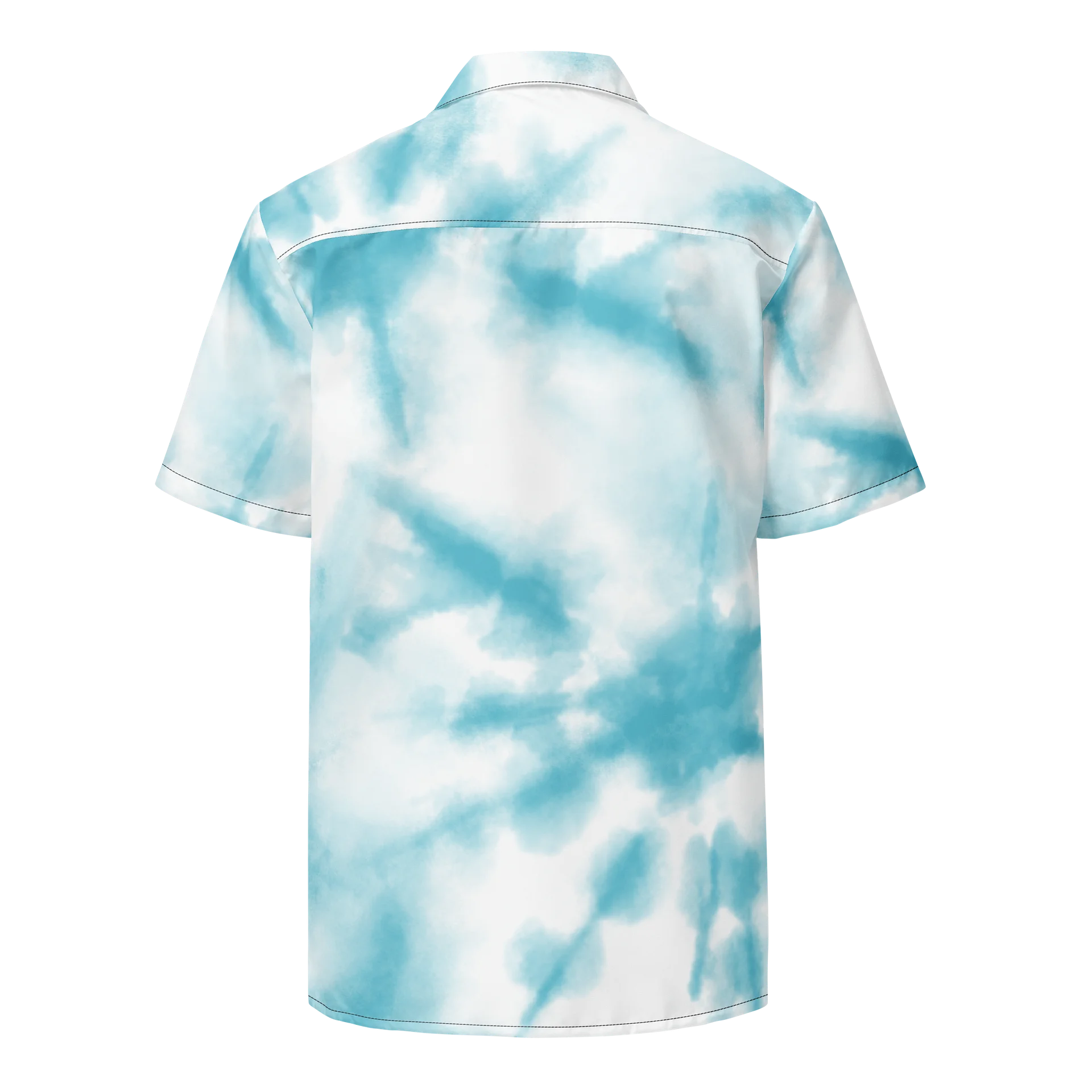 Blue Cloudwave Hawaiian Shirt product image (2)