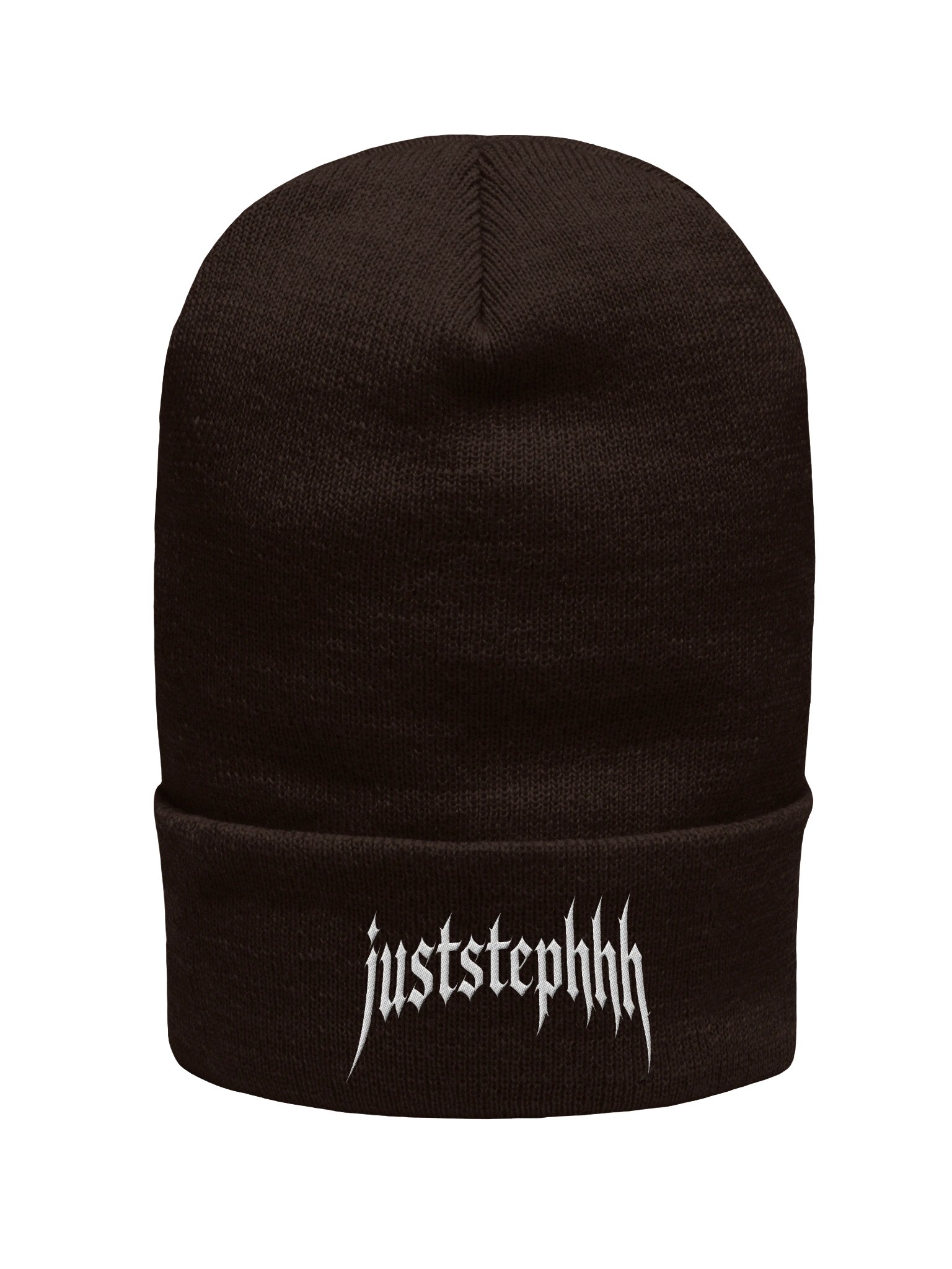 Gothic Text Cuffed Beanie by JustStephhh product image (6)