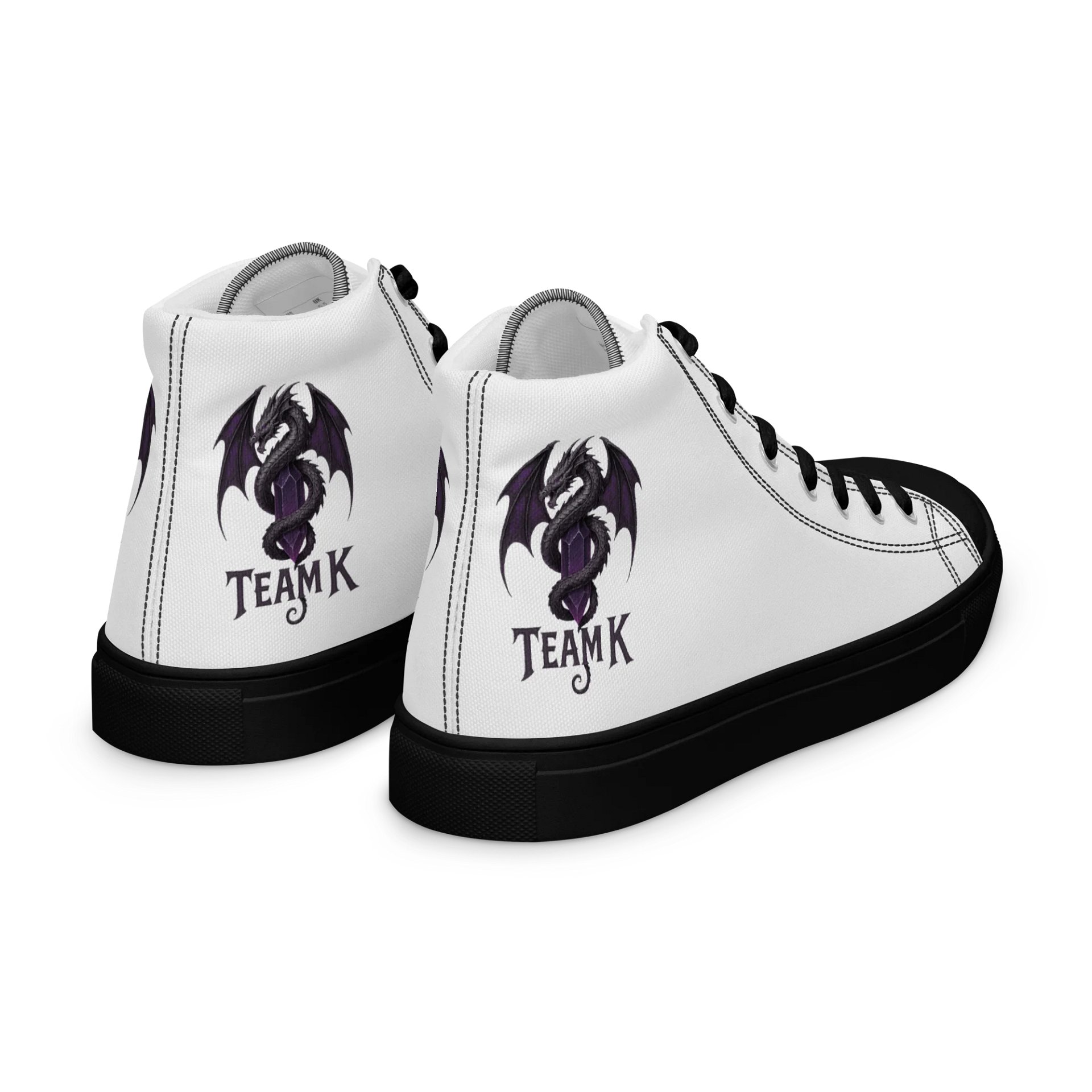 Team K V-4 Women's High Top Canvas Shoes product image (7)
