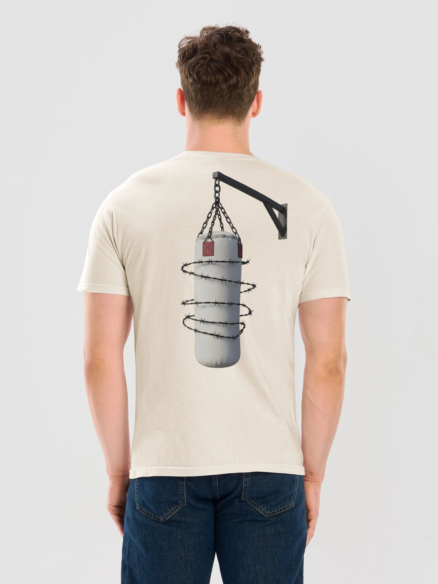 Barbed Wire Punching Bag Tee product image (3)