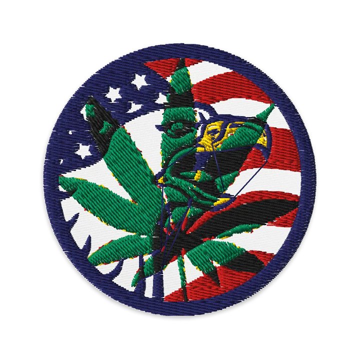 Patriotic Eagle Flag - Cannabis | Patch product image (1)