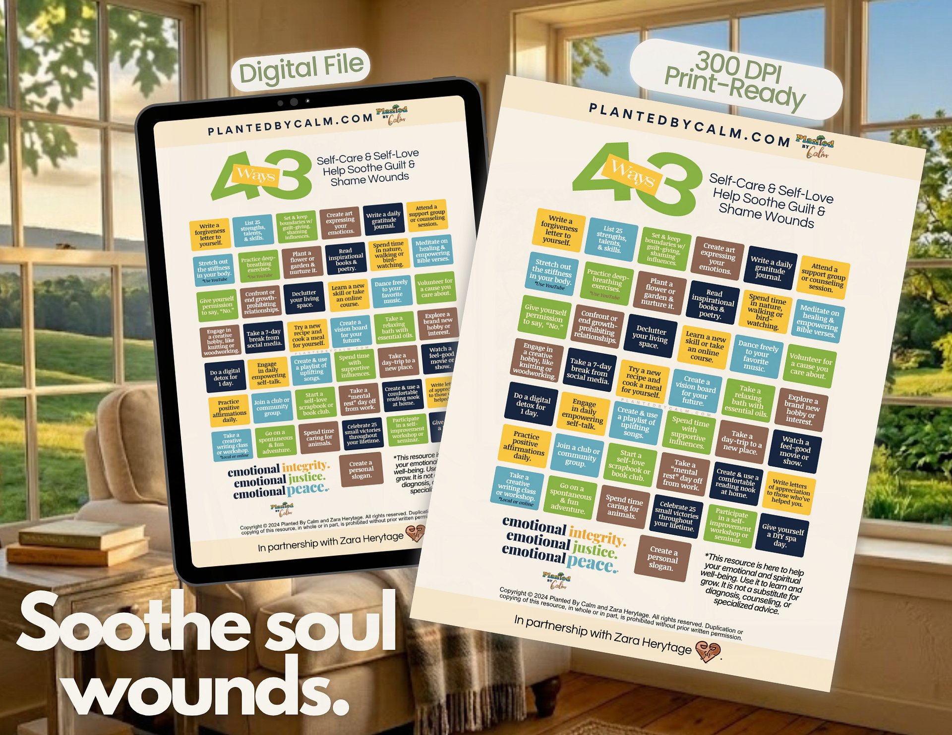 43 Ways to Soothe Guilt and Shame Wounds (PDF) product image (1)