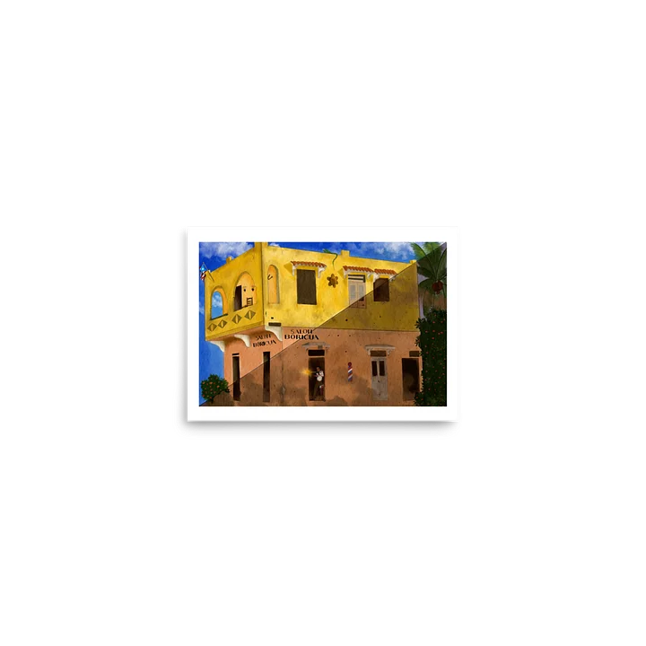 Salon Boricua Barbershop Drawing product image (1)