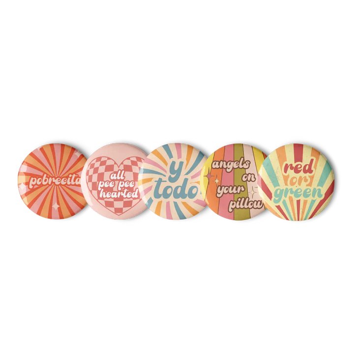 Retro Burque Pins product image (2)