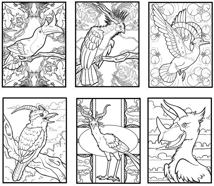 Alternate Evolution: Birds With Horns product image (2)