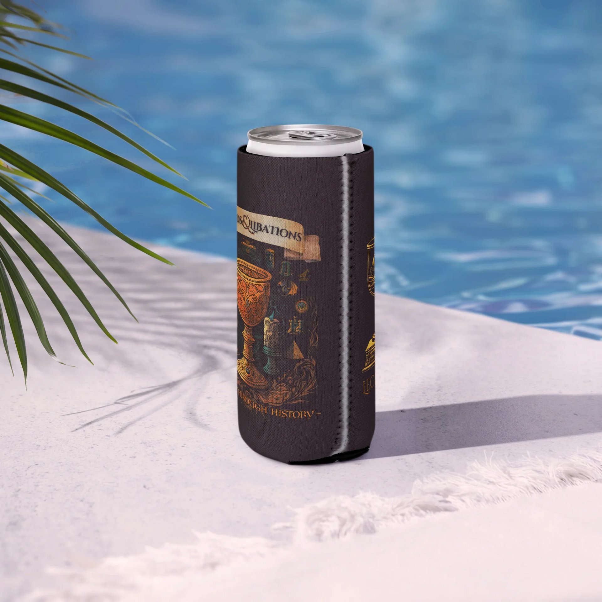 Legends & Libations Dual Logo Slim Sized Coozie product image (6)