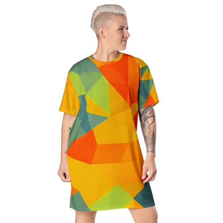 Polygon Paradise T Shirt Dress product image (1)