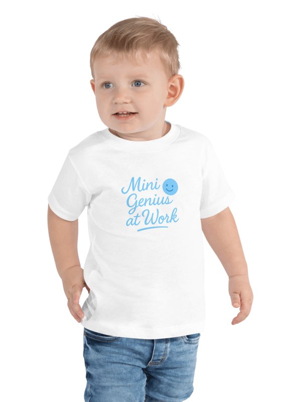 Mini Genius at Work Toddler T-Shirt product image (4)