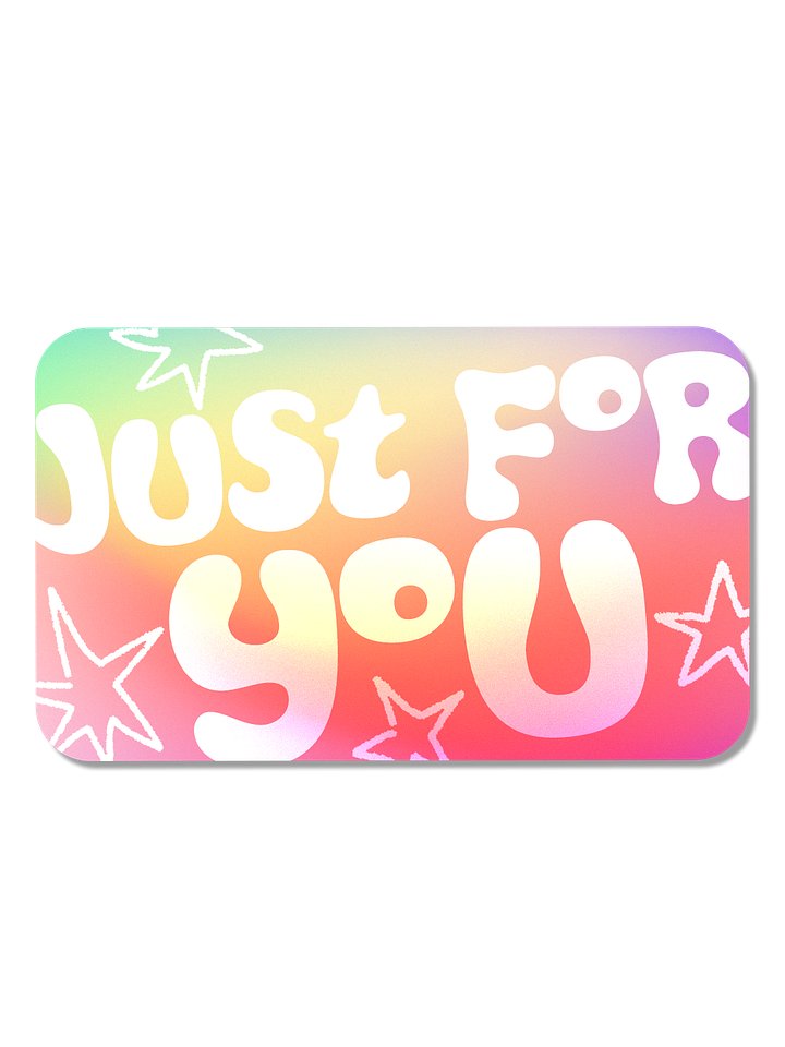 Rainbow Gift Card Design product image (1)