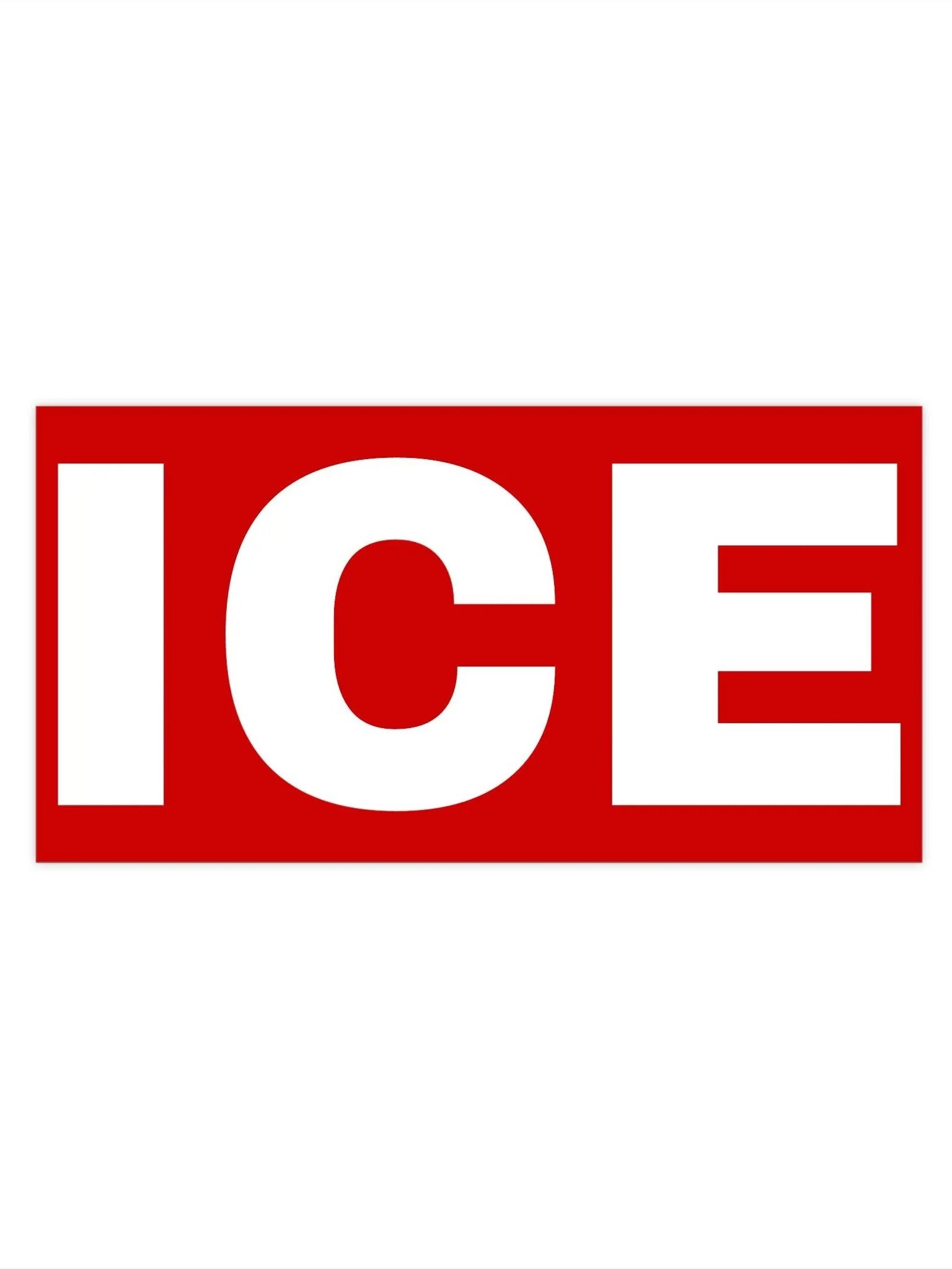 Stop ICE Red Sticker product image (3)