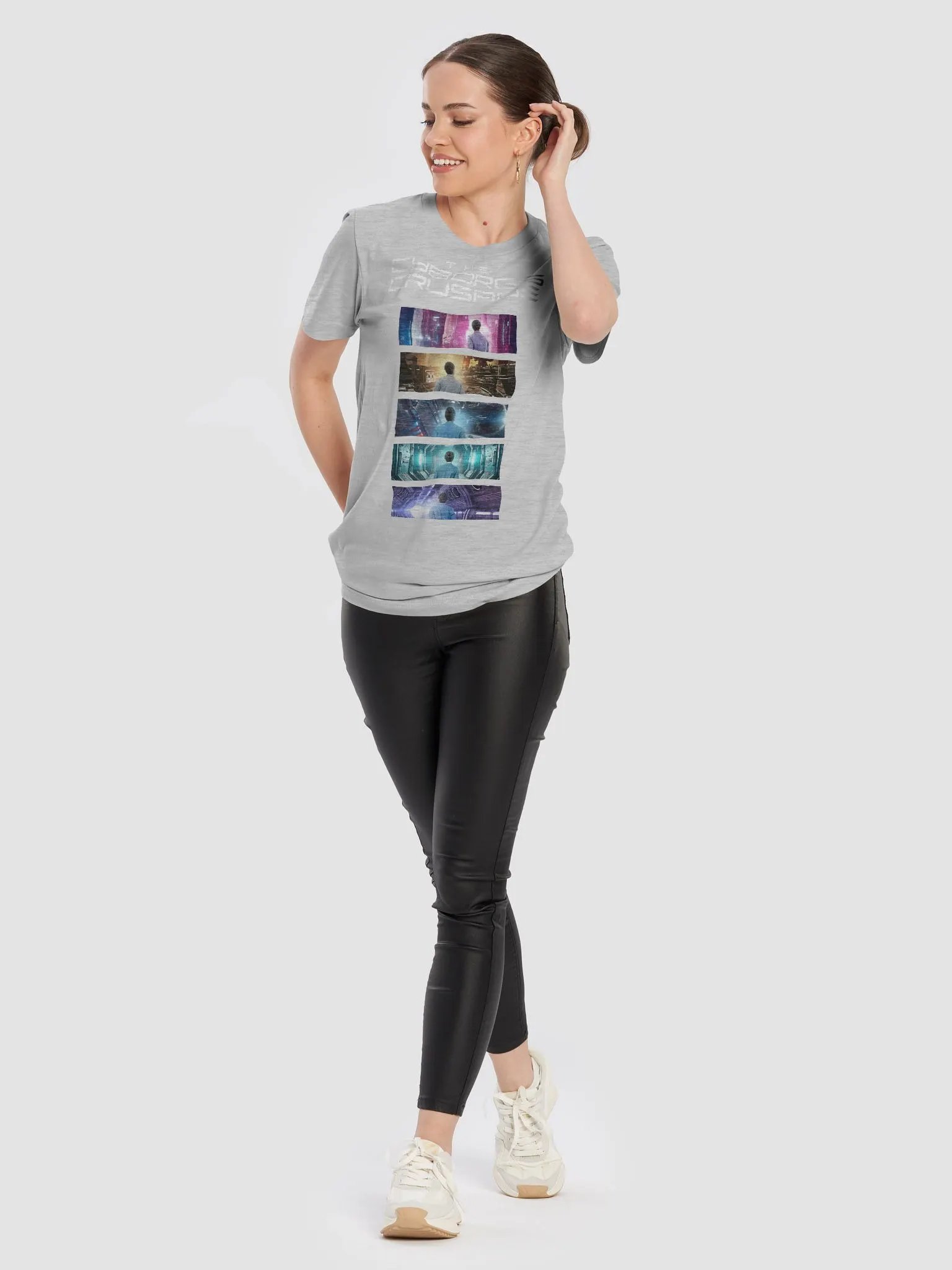 The Cyborg's Crusade White Logo Bella + Canvas Supersoft T-shirt product image (10)