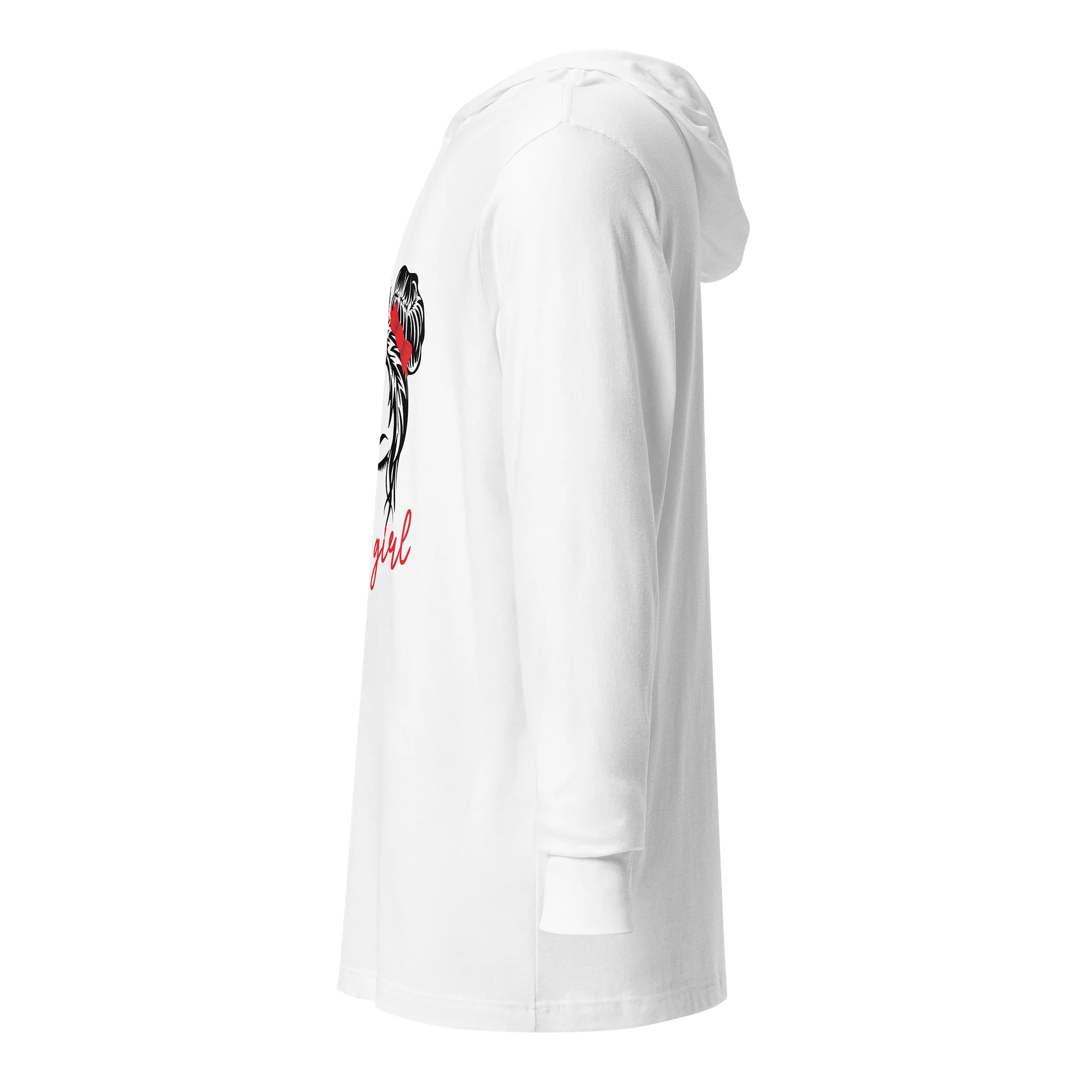 Pretty Girl Lightweight Hooded T-Shirt product image (10)